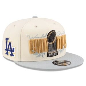 CHAMPIONS PARADE 9FIFTY SNAPBACK OSFM DODGERS 2024 WORLD SERIES NEW ERA HAT CAP